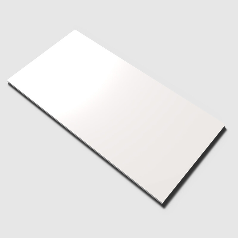 Marginal White Polished Marble Look Porcelain Tiles 12×24