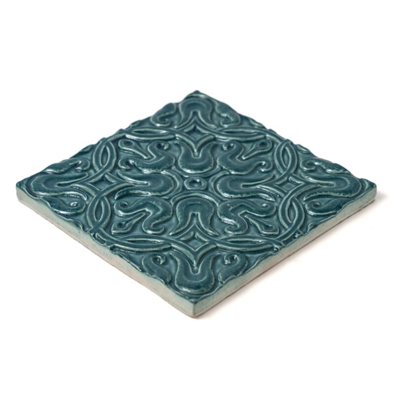 Mar Leather Baraque Ceramic Accent Tiles 6×6