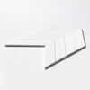 Bianco Dolomitti Honed Bosphorus Marble Mosaics 13 7/16x 13 7/16