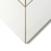 Snow White Honed Bosphorus Marble Mosaics 13 7/16×13 7/16 (YNR10167)