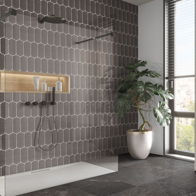 Barn Glossy Tear Field Ceramic Tile 3 5/8×8 (DC00128)