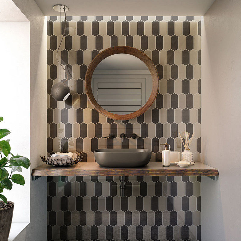 Barn Glossy Picket Ceramic Tiles 3×6