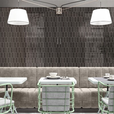 Barn Glossy Picket Ceramic Tile 3×6 (DC00192)