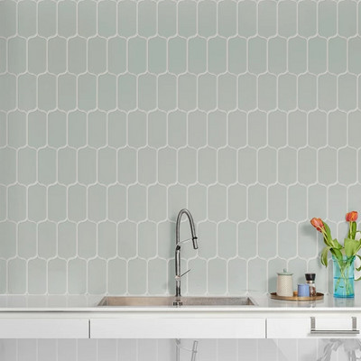 Cold Glossy Tear Field Ceramic Tile 3 5/8×8 (DC00213)