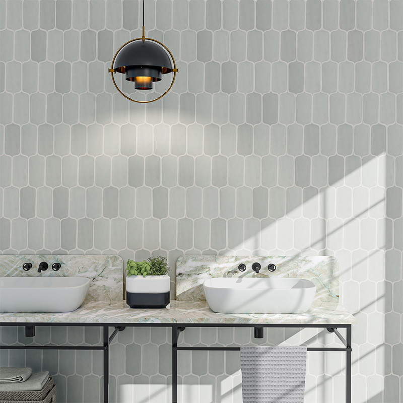 Cold Glossy Tear Field Ceramic Tiles 3 5/8×8