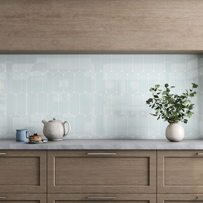 Jules Glossy Tear Field Ceramic Tile 3 5/8×8 (DC00217)