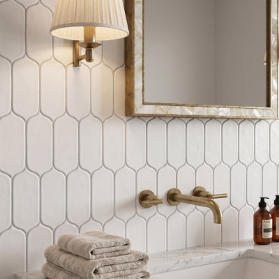 Satin Cotton Matte Tear Field Ceramic Tile 3 5/8×8 (DC00218)