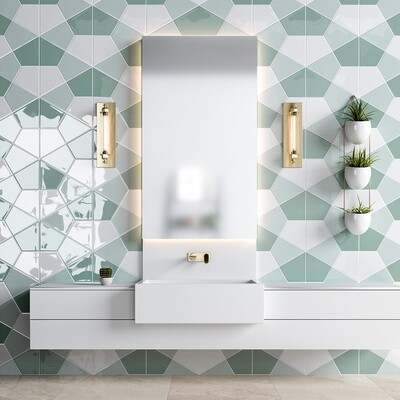 Jules Glossy Diamante Ceramic Tile 6×6 (DC00254) Witty Green Glossy Diamante Ceramic Tile 6×6 (DC00179) Royal White Glossy Diamante Ceramic Tile 6×6 (DC00121)