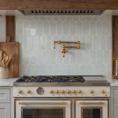 Cold Glossy Picket Ceramic Tile 3×6 (DC00262)