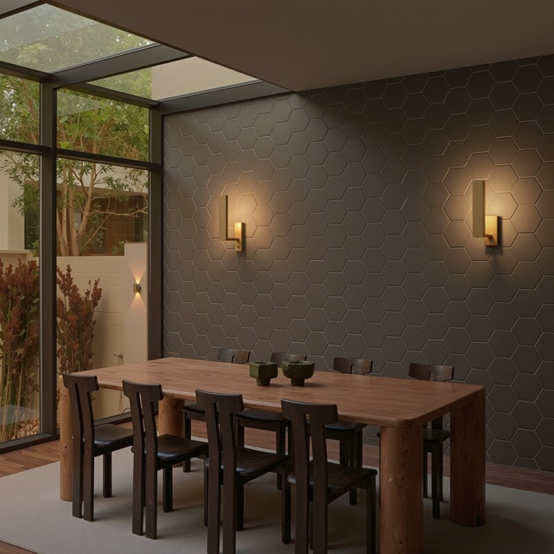 Olivin Matte Hexagon 5 Glazed Terracotta Tiles 5×5