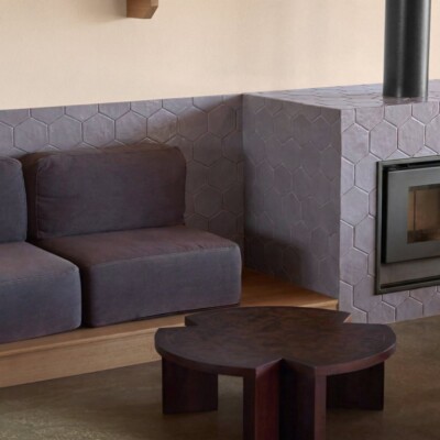 Olympos Matte Hexagon 5 Glazed Terracotta Tiles 5×5 (DC00426) Room Scene Image