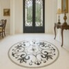 Rafeal Multi Finish Round Marble Medallion 36” Radius 36×36