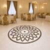 Versilys Multi Finish Round Marble Medallion 48” Radius 48×48