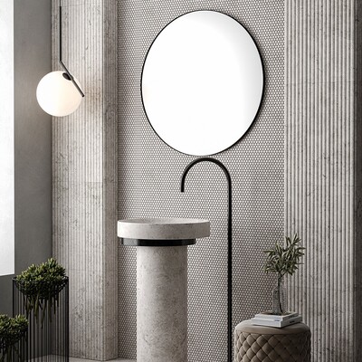 Silver Shadow Honed Marble Tile 6×24 (ML00990)