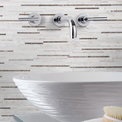 Massa Polished Bamboo Marble Mosaic 6×12 (MS01156)