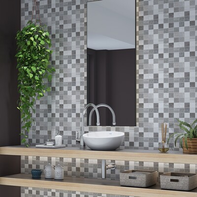 Skyline&bosphorus Textured 2×2 Marble Mosaic 12×12 (MS01309)