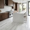 Frost White Honed Herringbone 5/8×2 Marble Mosaics 12 1/8×13 3/8