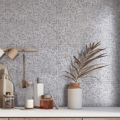 PURPLE GLOSSY RILEY CERAMIC MOSAICS (MS01978)