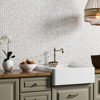 Lineor Blend Matte 1×1 Ceramic Mosaic 12×12 (MS02182)