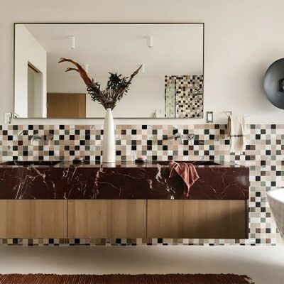 Blend Honed San Tropez Marble Mosaic 12×12 (MS02197)