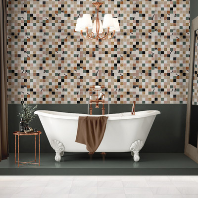 Blend Honed San Tropez Marble Mosaic 12×12 (MS02197)