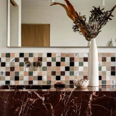 Blend Honed San Tropez Marble Mosaics 12×12 (MS02197)