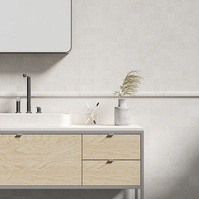 Vanilla Honed 2×2 Marble Mosaic 12×12 (MS02318)