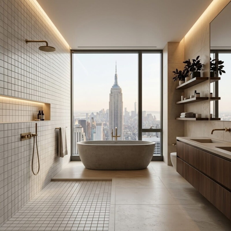 Iceberg Honed 2×2 Marble Mosaics 12×12