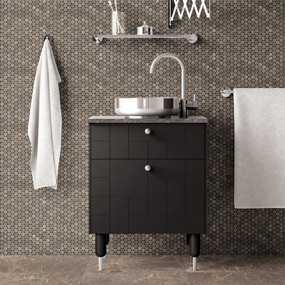 Silver Drop Honed  Marble Tile 12×24 (TL16353)