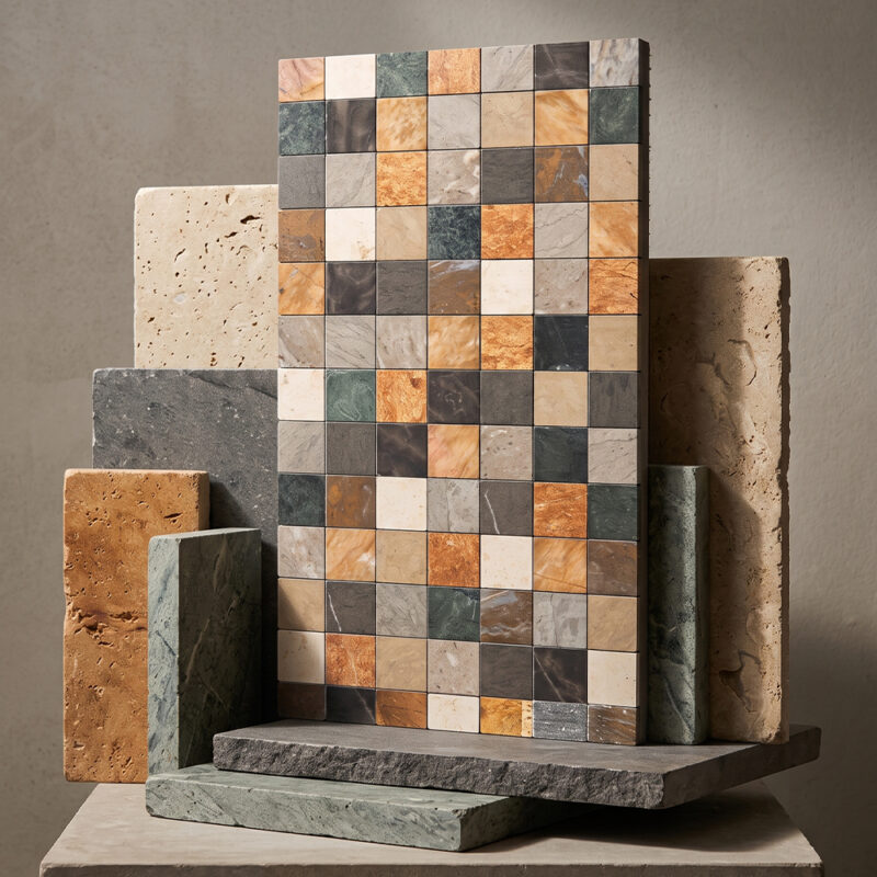 Ariana Honed 2×2 Limestone Mosaics 12×12 (MS02615)