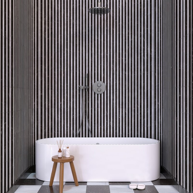 Iris Black Marble