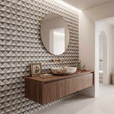 Iris Black,Snow White,Calacatta Green Honed Devon Marble Mosaics 12 1/2×12 1/2 (MS02923)