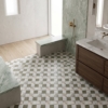 Grande Chester Glacier,Calacatta Green,Verde Laguna Honed Marble Mosaics 16×16 (MS02996)