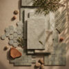 Verde Laguna Honed 2×2 Marble Mosaics (MS03003) Verde Laguna Honed Marble Tiles 12×24 (TL21818) Verde Laguna Honed Herringbone 5/8×3 Marble Mosaics (MS03002) Verde Laguna Honed Hexagon 2 Marble Mosaics (MS03001)