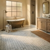 Calacata Gold Bardiglio Honed Basket Weave Marble Mosaics 12×12 (MS90269)