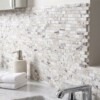 Calacatta Viola Honed Broken Joint Marble Mosaics 11 3/4×12