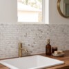 Snow White Honed Broken Joint Marble Mosaics 11 3/4×12
