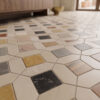 Multicolor Multi Finish Monarch Limestone Mosaics 12 5/8×12 5/8 (MS90903)