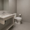 Gray Matte 2×2 Limestone Look Porcelain Mosaics 12×12