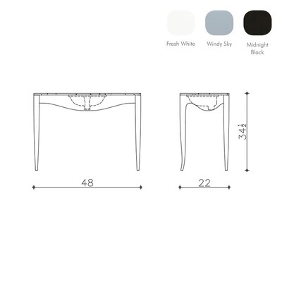 Windy Sky Glamm Bathroom Vanities 48×21 7/8 (PS70005) Room Scene Image