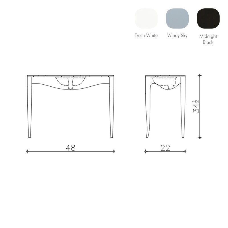 Móveis para banheiro Windy Sky Glamm 48×21 7/8