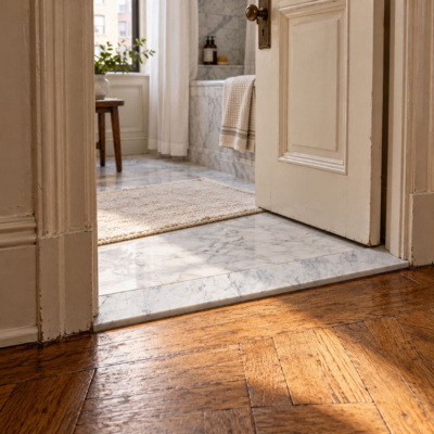 White Carrara Honed Marble Thresholds 4×36 (SP90048)