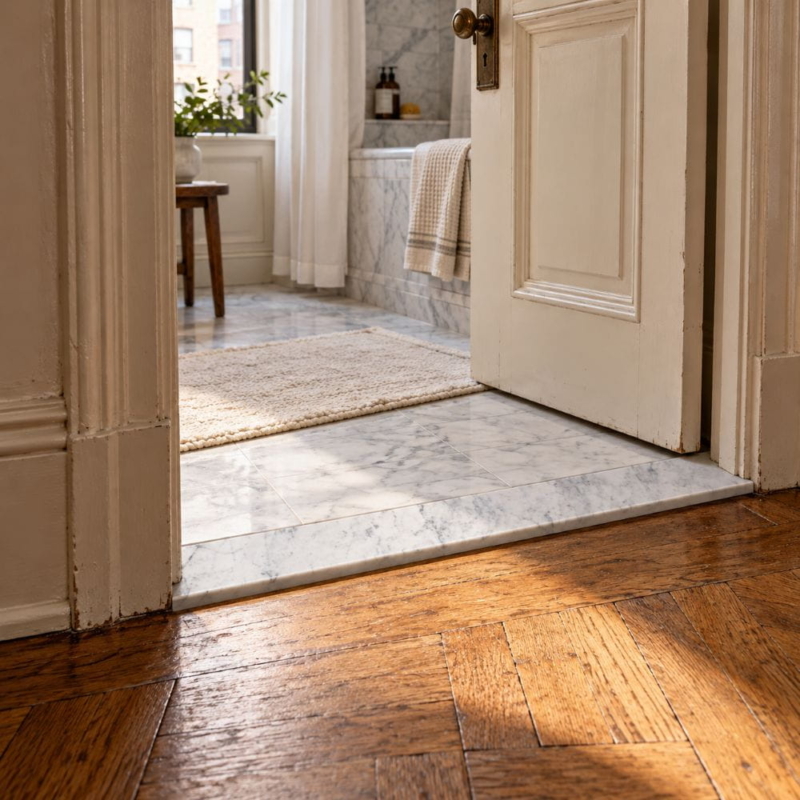 White Carrara Honed Marble Thresholds 4×36 (SP90048)