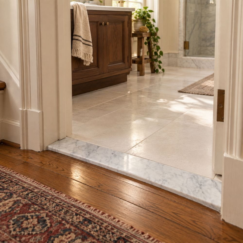 White Carrara Honed Marble Thresholds 4×36 (SP90048)