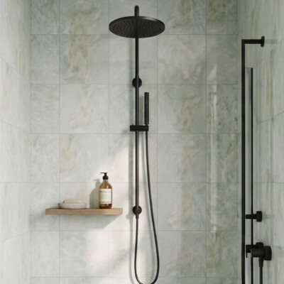 Ming Green Marble Tile Collection