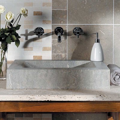 Olive Green Honed Limestone Tiles 12×12 (TL10315) Room Scene Image