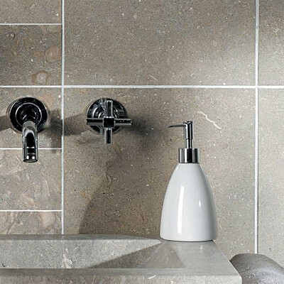 Olive Green Honed Limestone Tiles 12×12 (TL10315) Room Scene Image