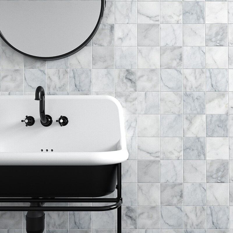 Avenza Honed Marble Tiles 5 1/2×5 1/2