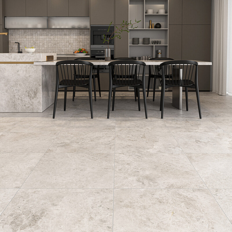 Silver Shadow Polished Marble Tiles 24×24