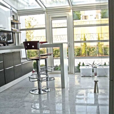 Silver Shadow Honed Marble Tile 18×18 (TL13900)